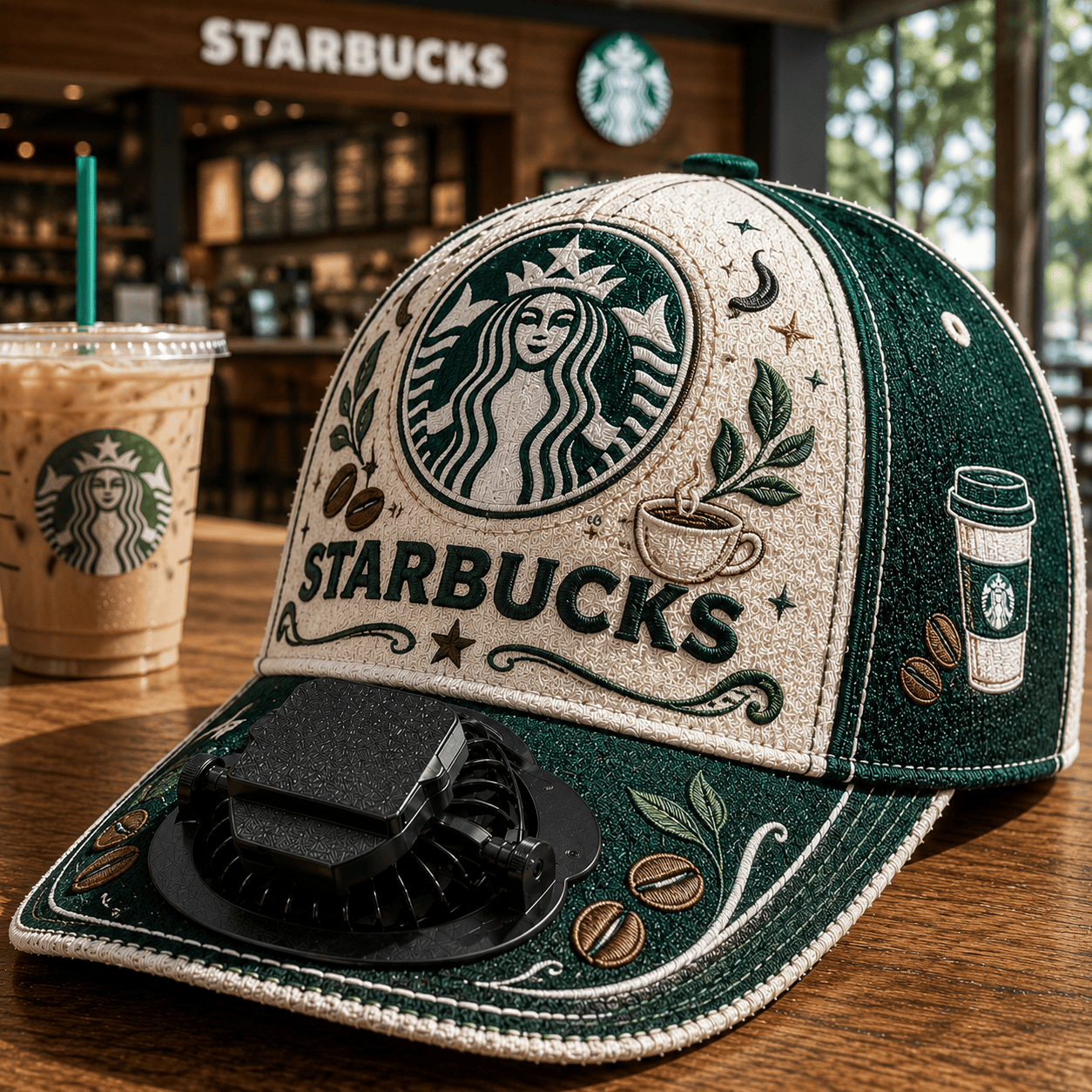 STBK Premium Rechargeable Fan Cap HQH