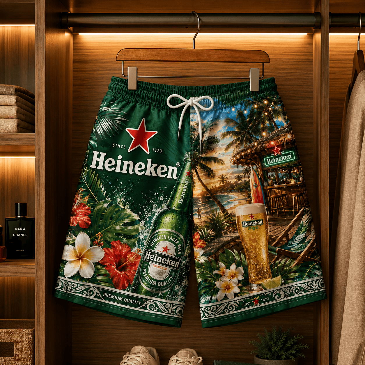 Premium HNK Hawaiian Shorts TNSM