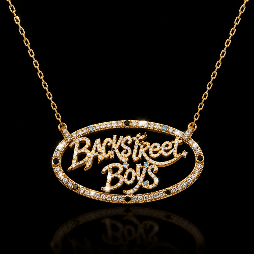 BSBS Solid Gold Chain with Diamond Pendant BMD