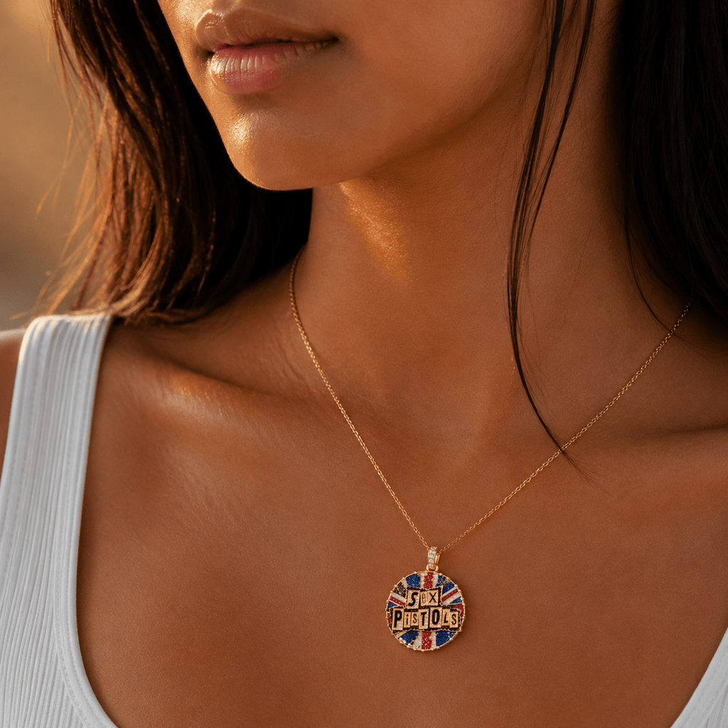 SPLS Solid Gold Chain with Diamond Pendant BMD