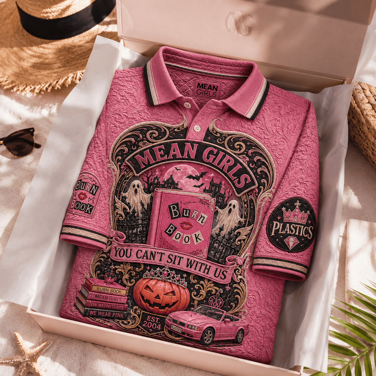 PREMIUM MGL EMBOSS POLO SHIRT NTNA