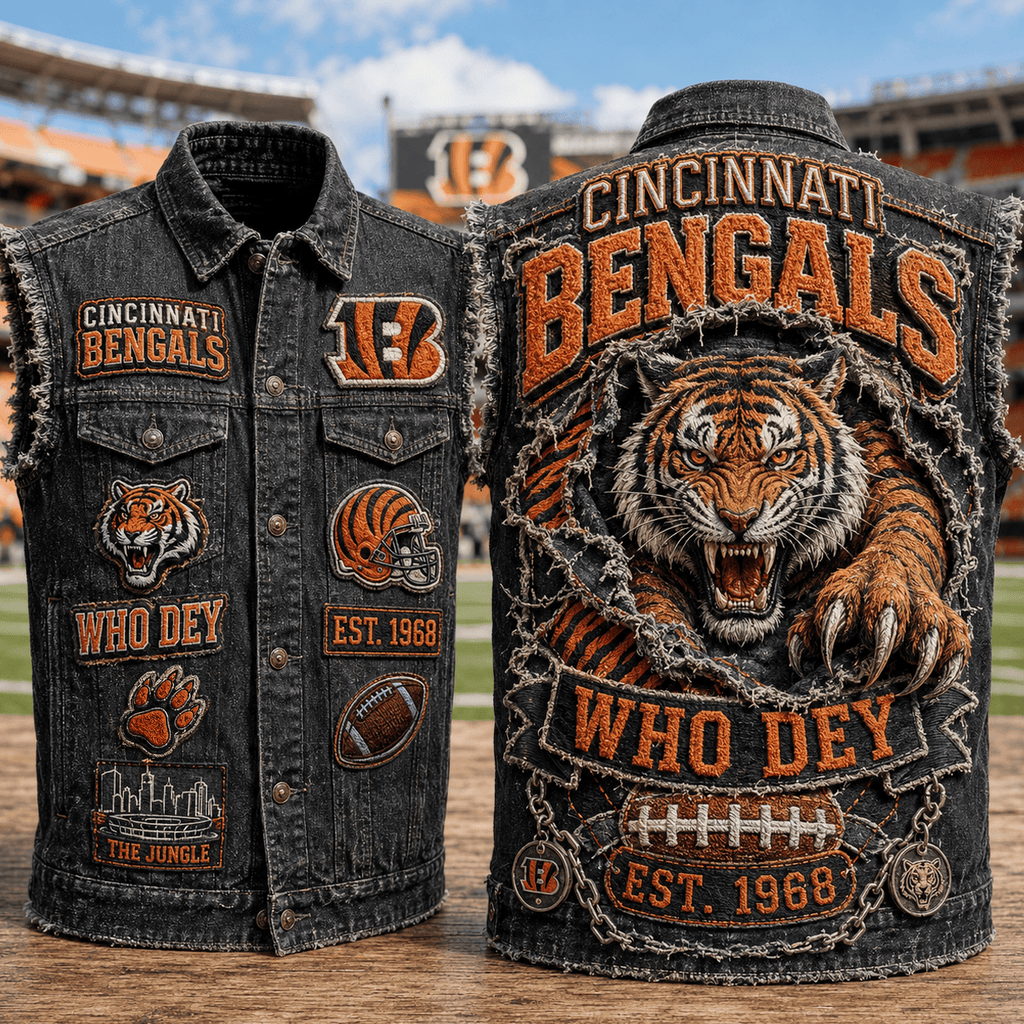 CCBG PREMIUM DENIM VEST LNTH