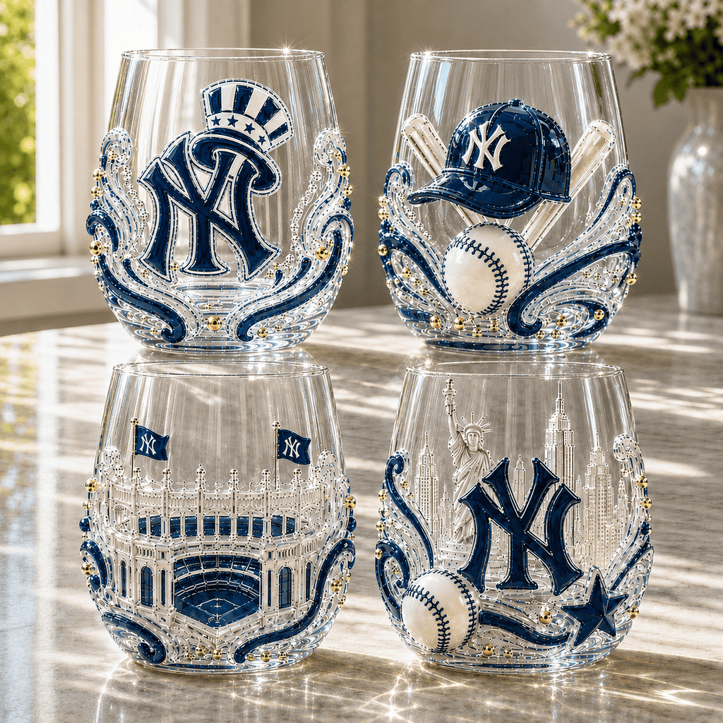 Premium NYY Whiskey Glass Set TTTT